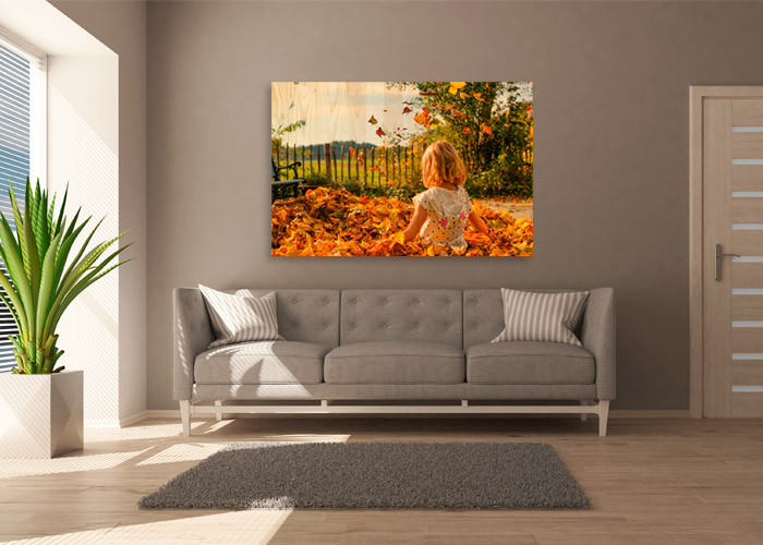 quadro personalizzato fotoquadro Stampa su Tela con Vernice Effetto  Pennellate